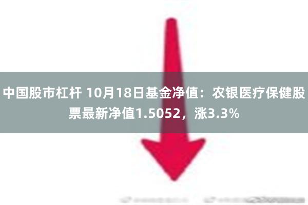 中国股市杠杆 10月18日基金净值：农银医疗保健股票最新净值1.5052，涨3.3%