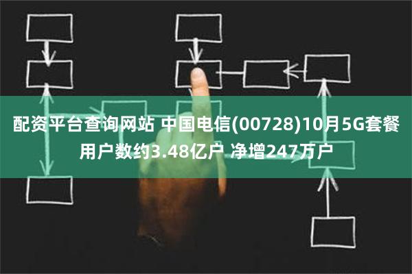 配资平台查询网站 中国电信(00728)10月5G套餐用户数约3.48亿户 净增247万户