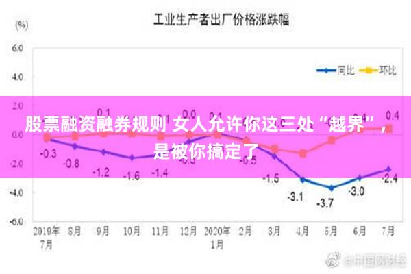 股票融资融券规则 女人允许你这三处“越界”，是被你搞定了